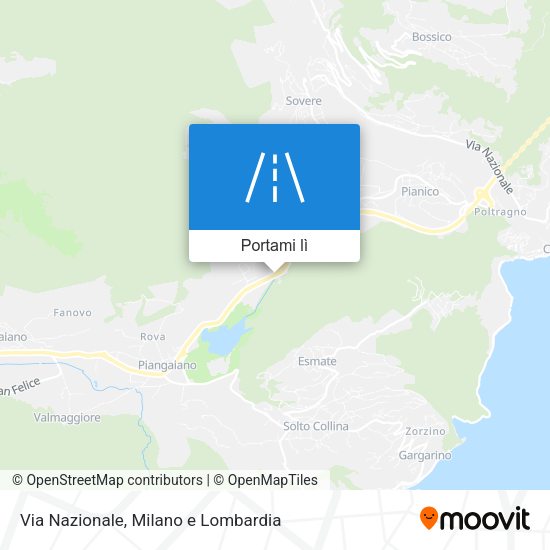 Mappa Via Nazionale