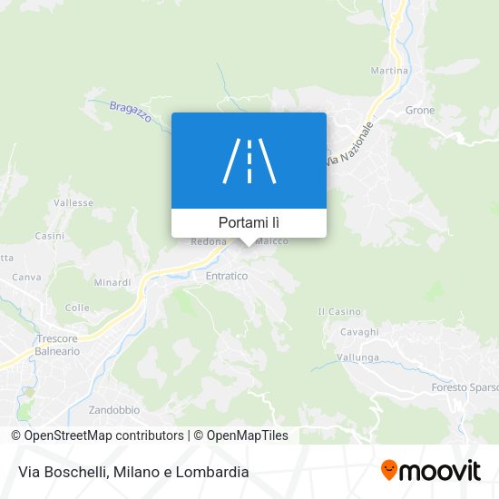Mappa Via Boschelli
