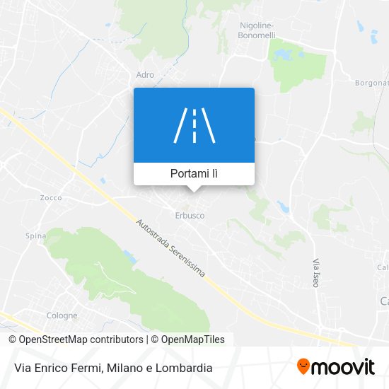Mappa Via Enrico Fermi