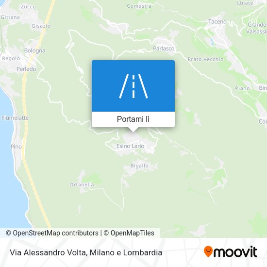 Mappa Via Alessandro Volta