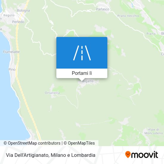 Mappa Via Dell'Artigianato