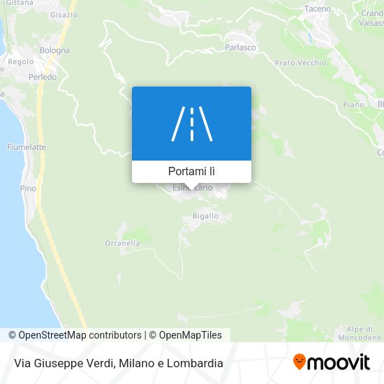 Mappa Via Giuseppe Verdi