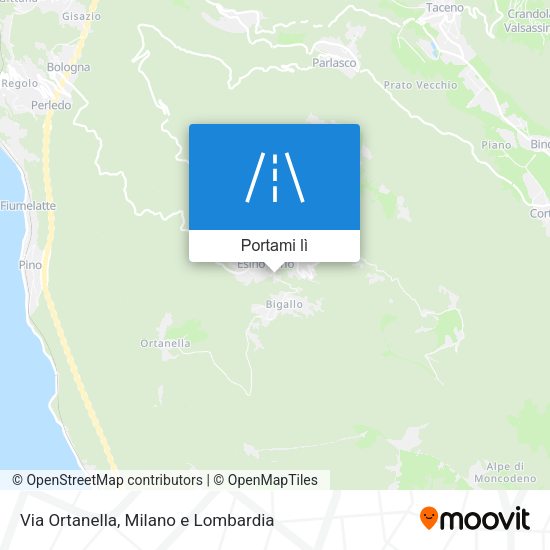 Mappa Via Ortanella