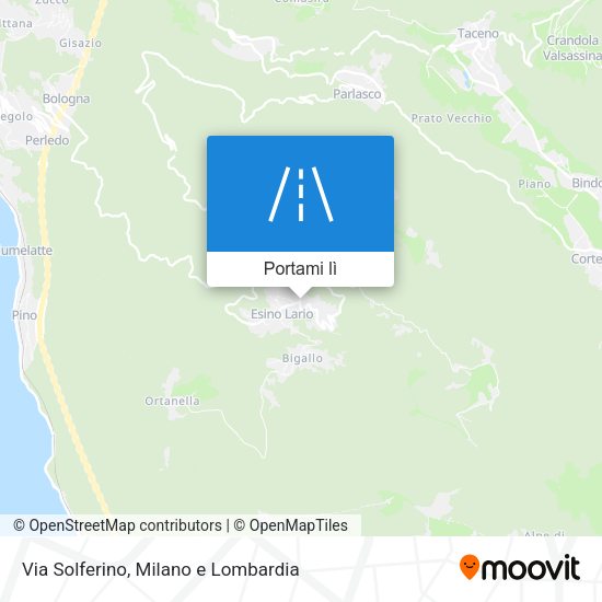 Mappa Via Solferino