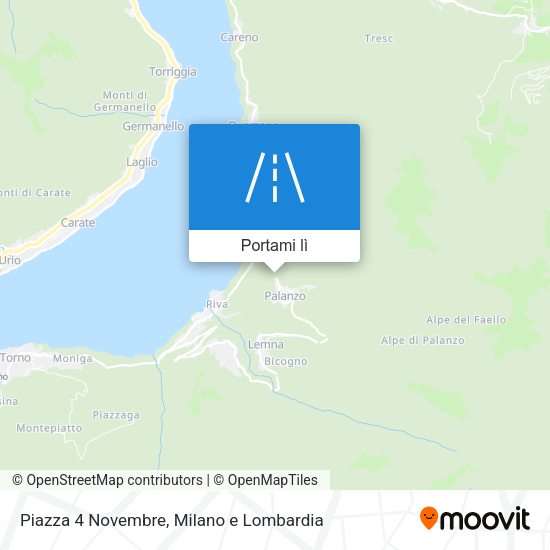 Mappa Piazza 4 Novembre