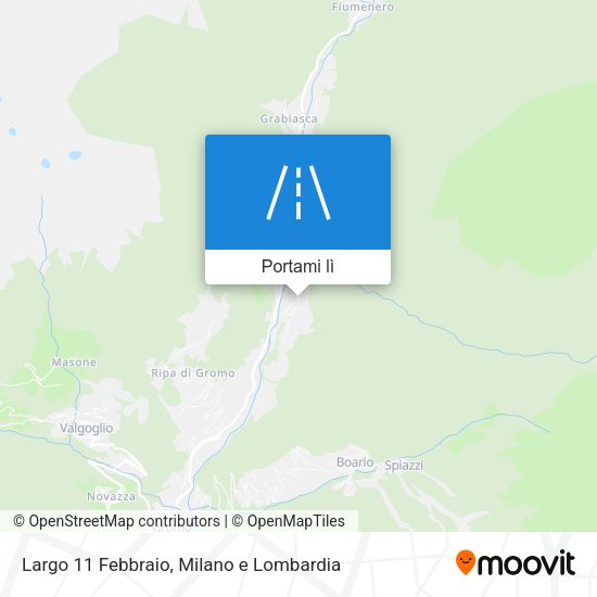 Mappa Largo 11 Febbraio