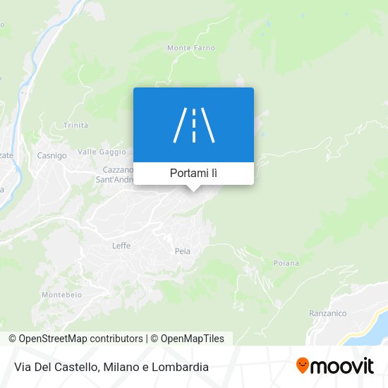 Mappa Via Del Castello