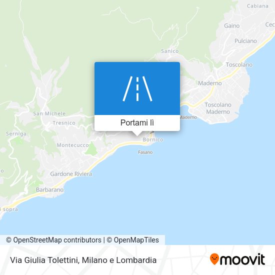 Mappa Via Giulia Tolettini