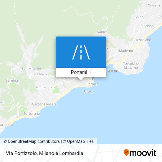 Mappa Via Portizzolo