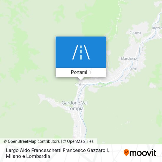 Mappa Largo Aldo Franceschetti Francesco Gazzaroli