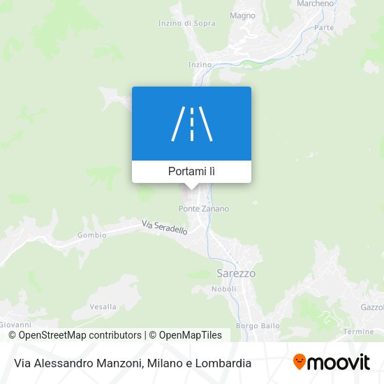 Mappa Via Alessandro Manzoni