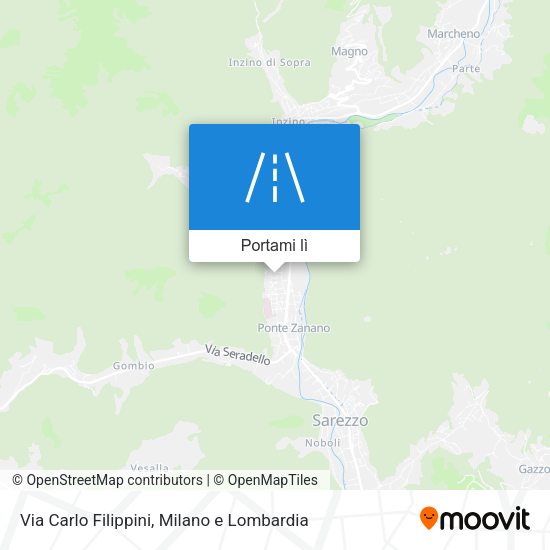 Mappa Via Carlo Filippini