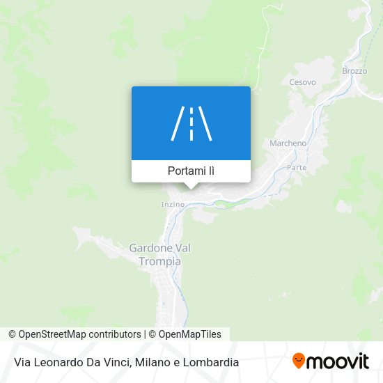 Mappa Via Leonardo Da Vinci