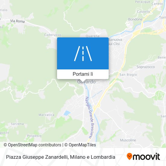 Mappa Piazza Giuseppe Zanardelli