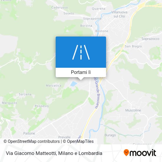Mappa Via Giacomo Matteotti