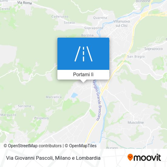 Mappa Via Giovanni Pascoli