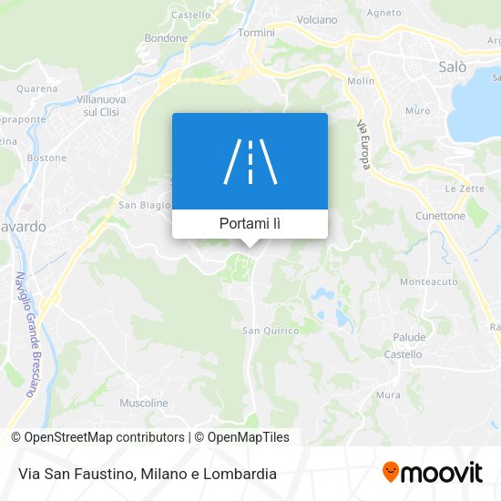 Mappa Via San Faustino