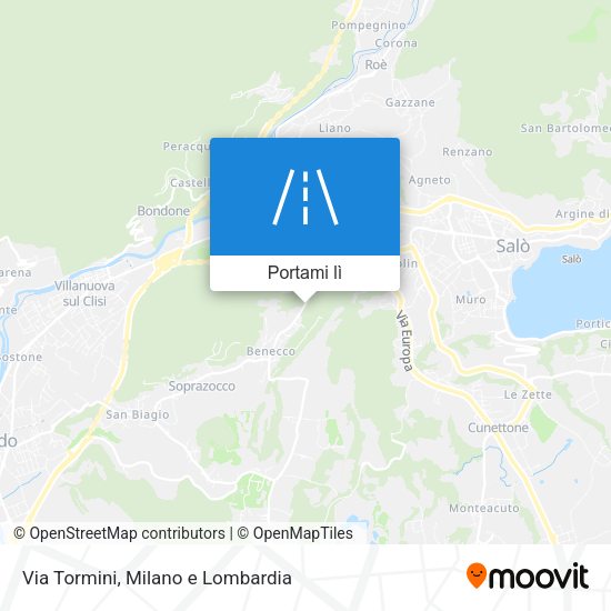 Mappa Via Tormini