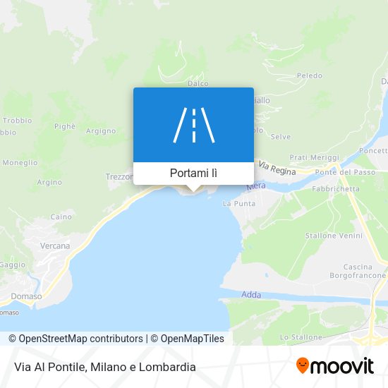 Mappa Via Al Pontile