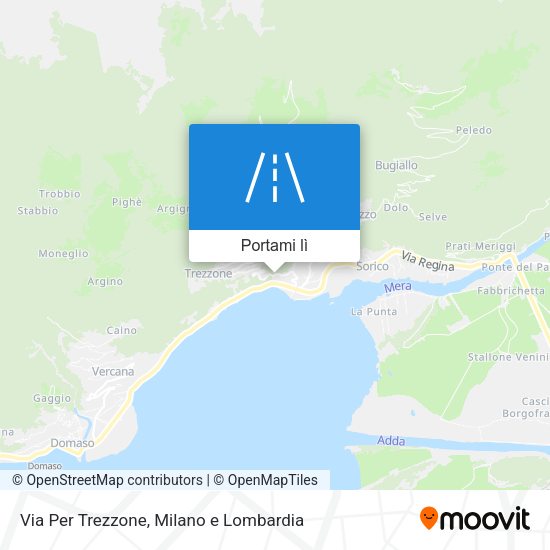 Mappa Via Per Trezzone