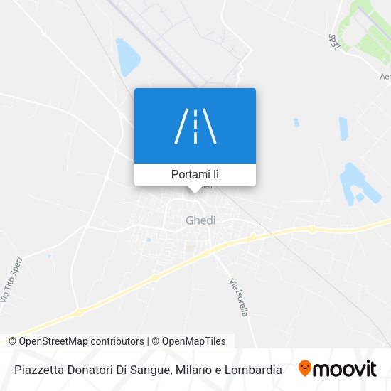 Mappa Piazzetta Donatori Di Sangue