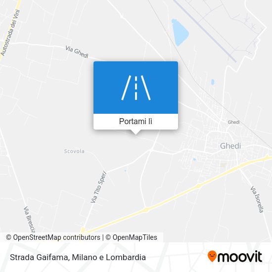 Mappa Strada Gaifama