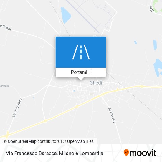 Mappa Via Francesco Baracca