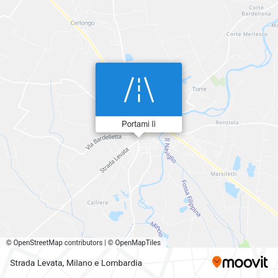 Mappa Strada Levata