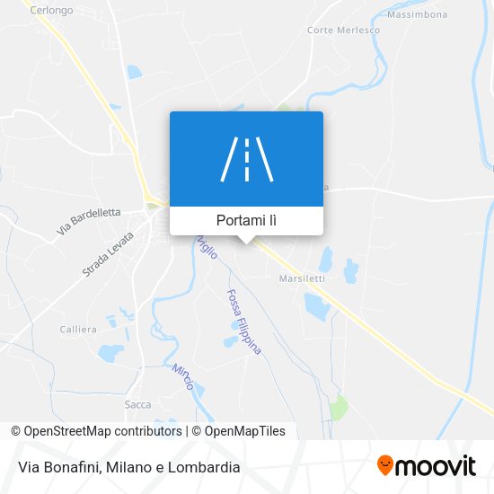 Mappa Via Bonafini