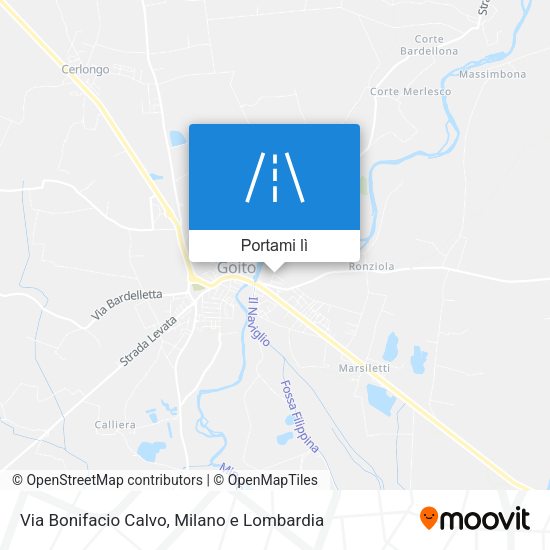 Mappa Via Bonifacio Calvo