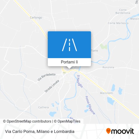 Mappa Via Carlo Poma