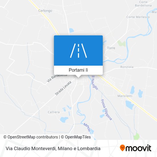 Mappa Via Claudio Monteverdi
