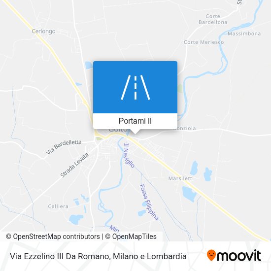 Mappa Via Ezzelino III Da Romano