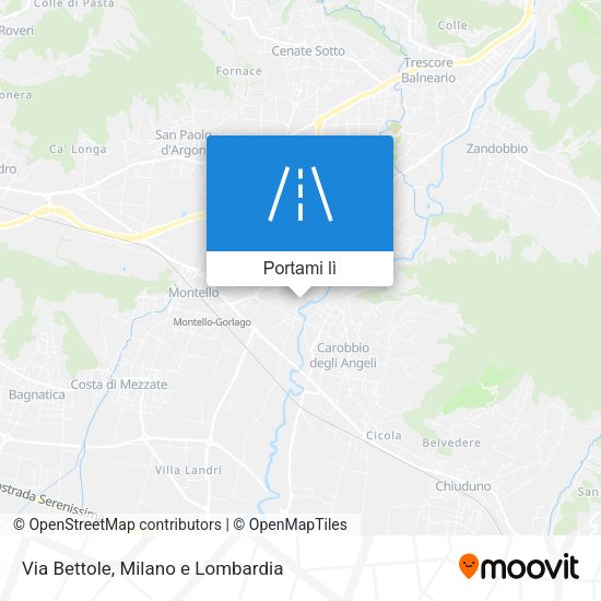 Mappa Via Bettole