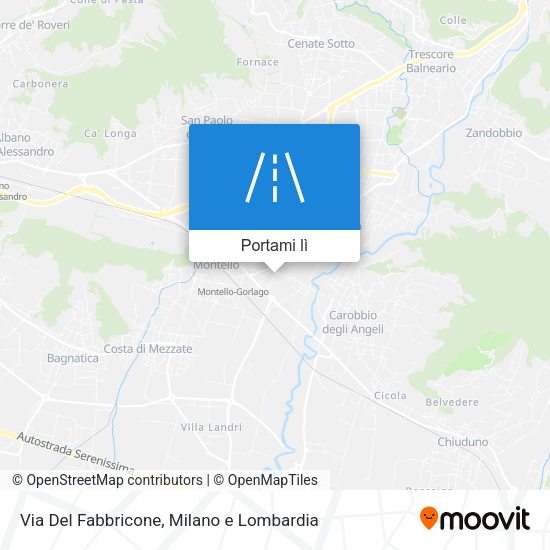 Mappa Via Del Fabbricone