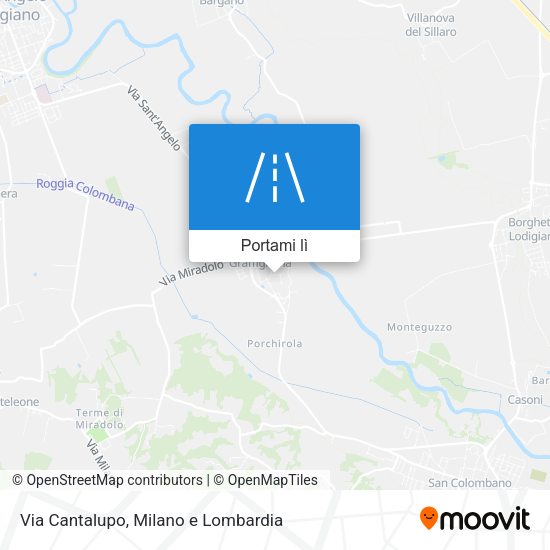 Mappa Via Cantalupo