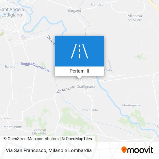 Mappa Via San Francesco