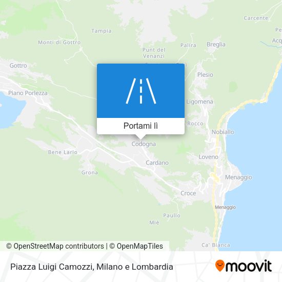 Mappa Piazza Luigi Camozzi