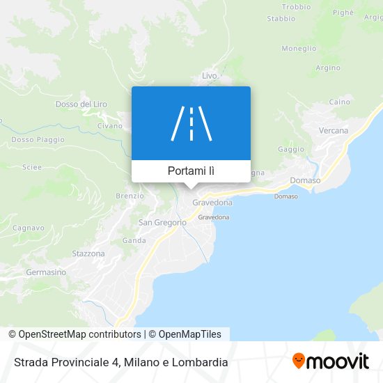 Mappa Strada Provinciale 4