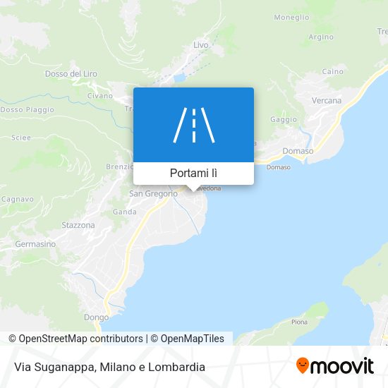 Mappa Via Suganappa