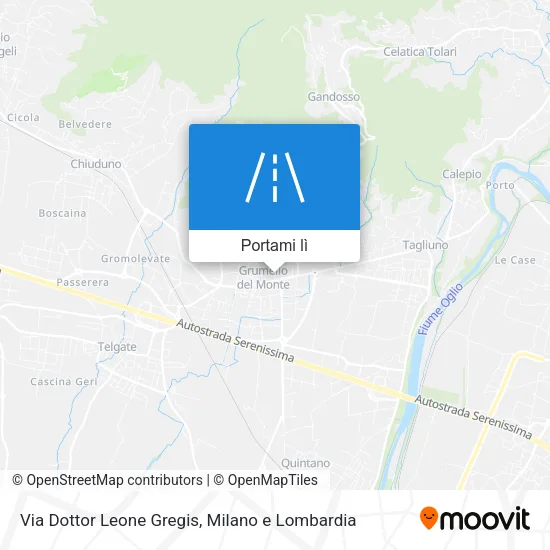 Mappa Via Dottor Leone Gregis