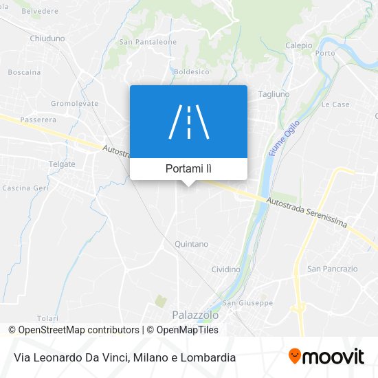 Mappa Via Leonardo Da Vinci