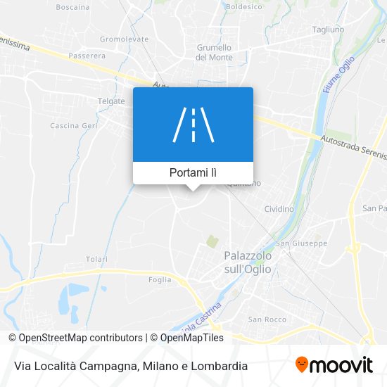 Mappa Via Località Campagna