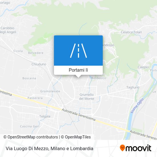 Mappa Via Luogo Di Mezzo