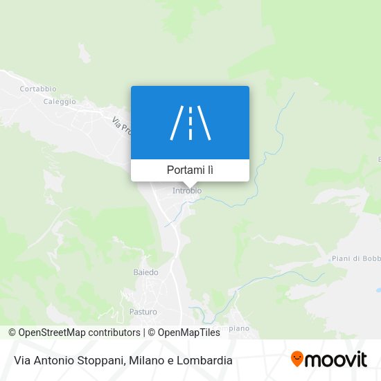 Mappa Via Antonio Stoppani
