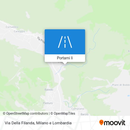 Mappa Via Della Filanda