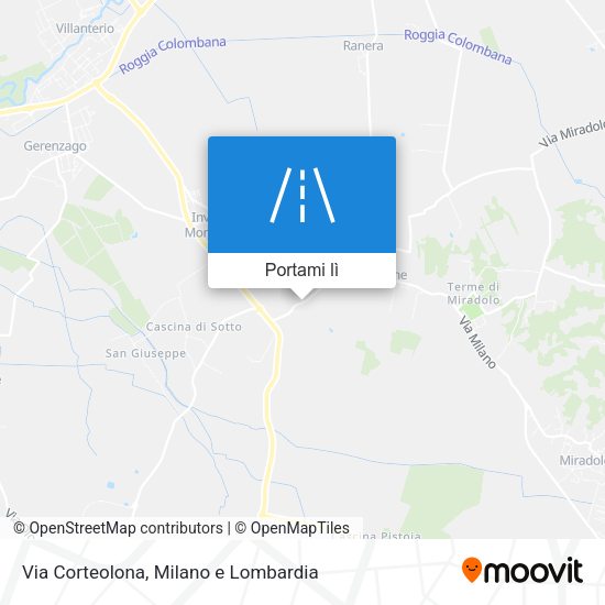 Mappa Via Corteolona