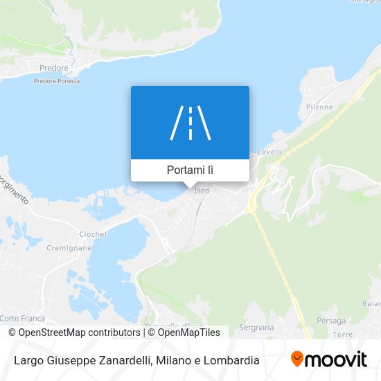 Mappa Largo Giuseppe Zanardelli