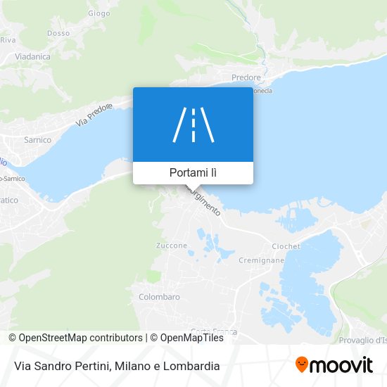 Mappa Via Sandro Pertini