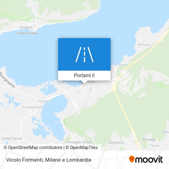 Mappa Vicolo Formenti